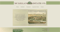 Desktop Screenshot of mclellanrealestate.com